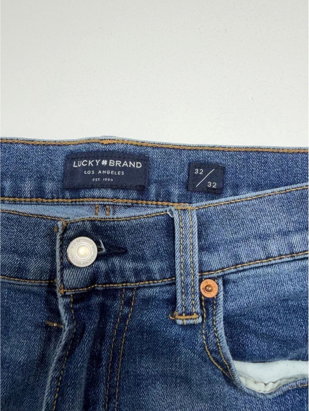Lucky Brand 410 Athletic Slim Jeans Men’s 32x32 Blue Stretch Denim EUC